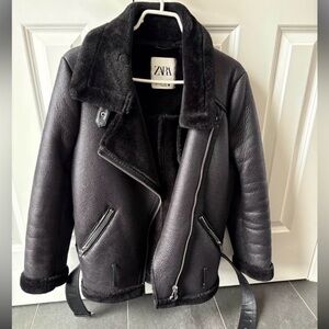 Zara Shearling Coat